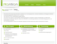 Tablet Screenshot of pro-vision-dortmund.de